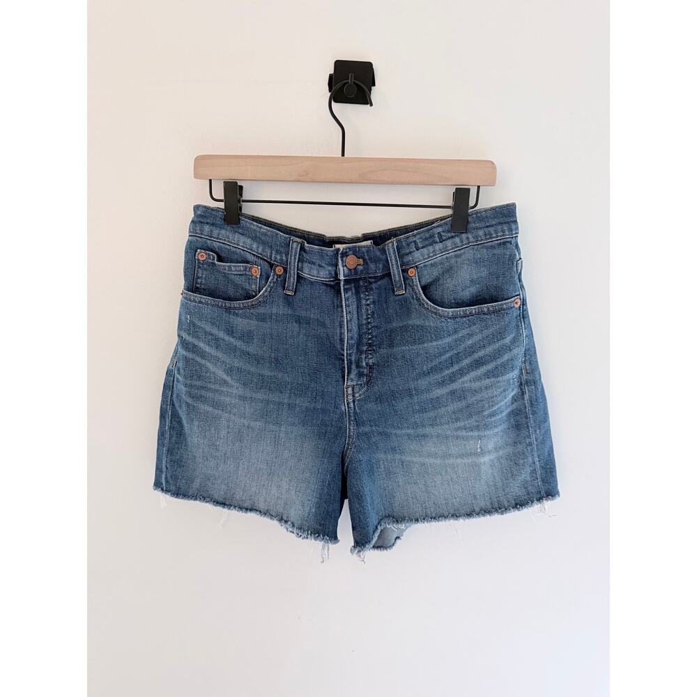 Madewell High-Rise Cut-Off Denim Jean Shorts-Size 30